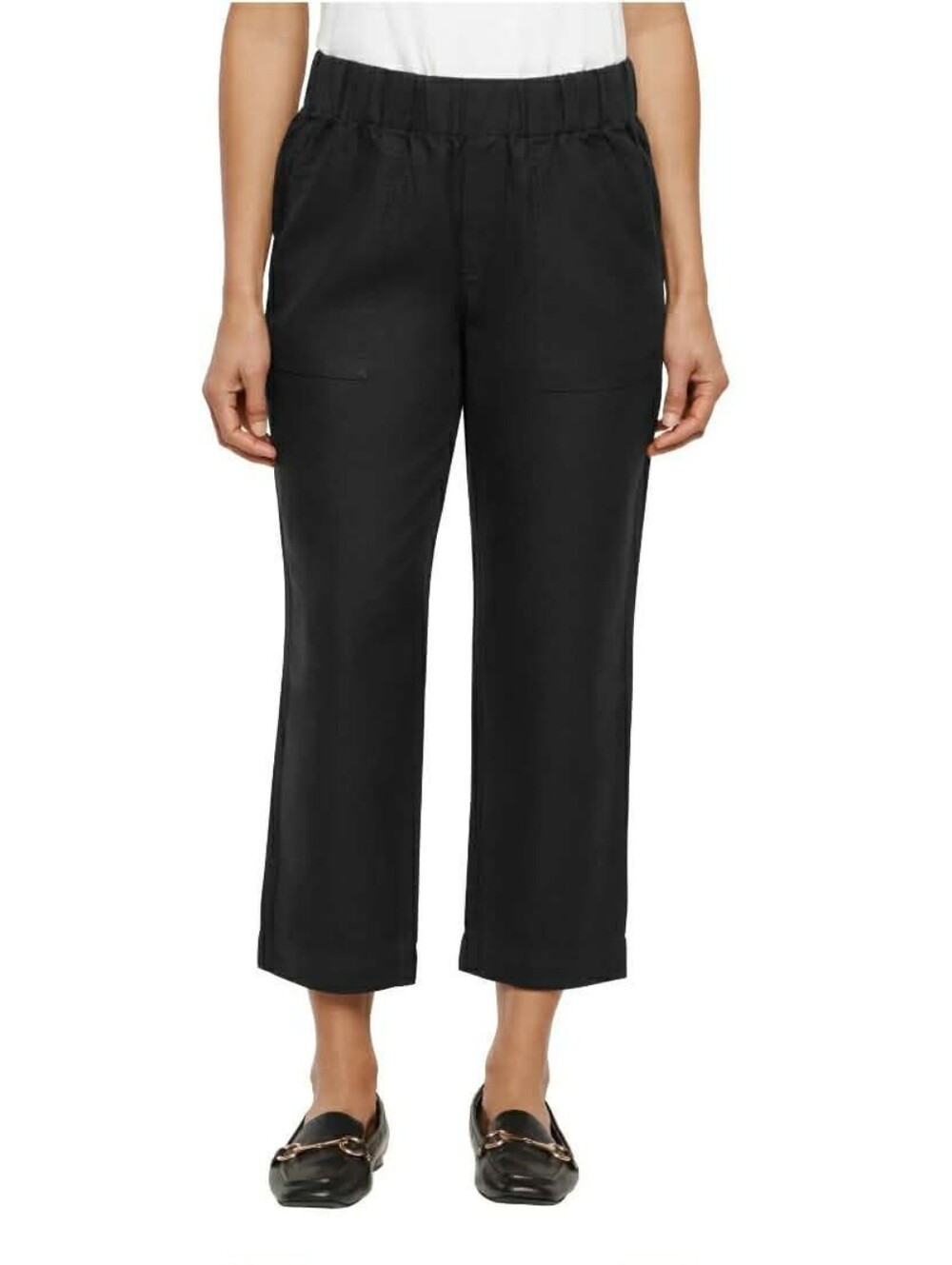 * Banana Republic Ladies' Cropped Pull on Tencsel Pants
